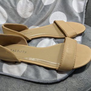 Talbots Lamar D'orsey leather flat sandals women's size 8.5